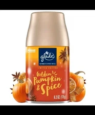 New (Lot Of 3) Glade Automatic Spray Refill Pumpkin Spice Limited Edition. 