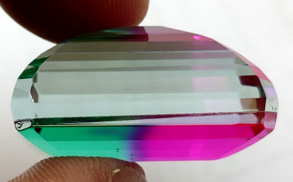 AAA+ 99.2 Ct. Large Tourmaline Faceted Emerald Cut Loose Gemstone Gift for Women - Image 3 of 4