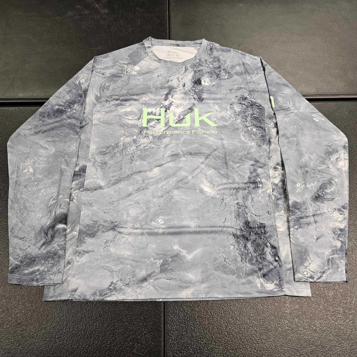 Chemise De Pêche Homme Huk Mossy Oak Pursuit Performance - Taille M - Manches Longues