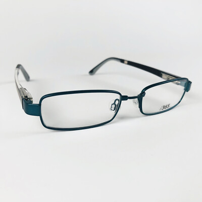 I365 Brille SATIN BLAU RECHTECKIG Brillengestell MOD: SIDE COL 2