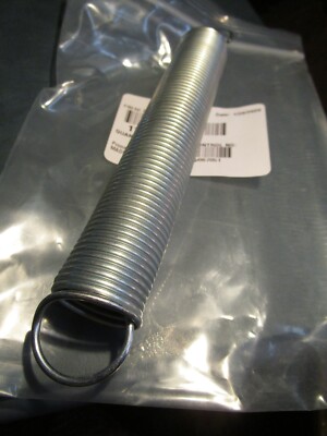 1.125''OD x 0.091''Wire 7-1/2''L Loop End #103 Steel Hard Drawn MB Extension Spring