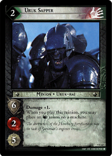 LOTR TCG Battle at Helm's Deep, Rare's/Uncommons/Common Single Card Sale Part 2 - Picture 23 of 41