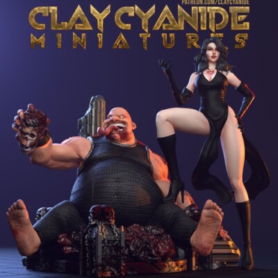 Gluttony and Lust by Clay Cyanide | D&D | DnD | Pathfinder | Print on Demand