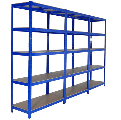 3 BAY MEGA DEAL Garage Shelves Shelving 5 Tier Unit Racking Boltless Heavy Duty - Picture 20 of 24