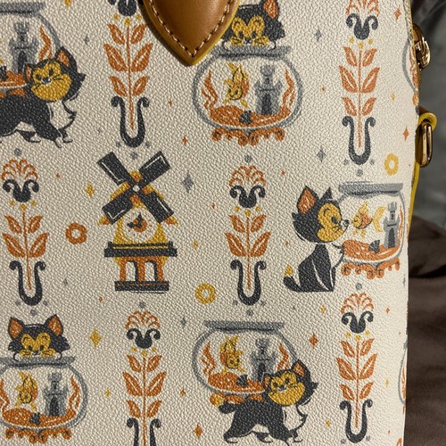 Disney Parks 2022 Pinocchio Figaro And Cleo Satchel Bag Dooney & Bourke New - Picture 14 of 24