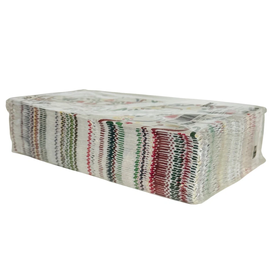 IKEA 2021 Vinterfint Christmas Collection Folk Art 30-Pack Paper Guest Napkins - Image 2 of 2