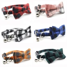 1PC Cute Cat Collar Small Puppy Cat Dog Collars Bow Kitten Collar  Pet Supplies