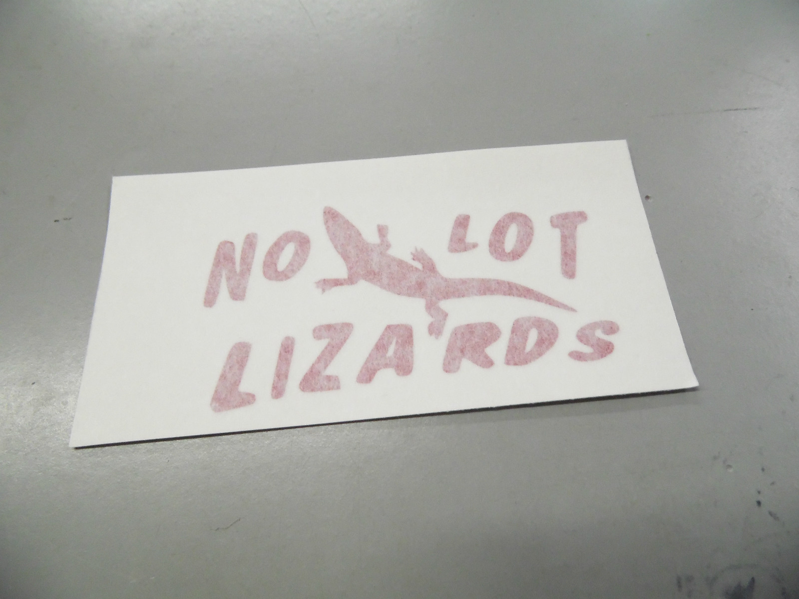 No Lot Lizards Trucker Decal - Die Cut Vinyl Sticker For Cars, Windows, Laptops & Tools