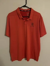 Nike Golf Dri-Fit TPC Las Vegas Coral Color Athletic Polo Shirt - Men's XLarge