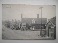 ALDRINGHAM, SUFFLOK. Animated street scene POST OFFICE. Leiston Duplex cancel