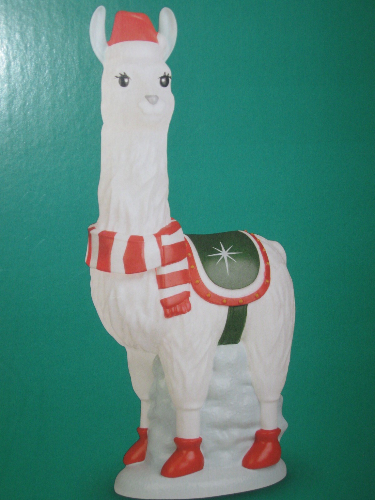 NEW Holiday Living 3Foot (36") Llama Blow Mold Christmas Decoration
