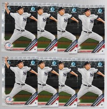 2019 Bowman Draft Chrome Hayden Wesneski RC 1st Bowman 8 CARD LOT Yankees