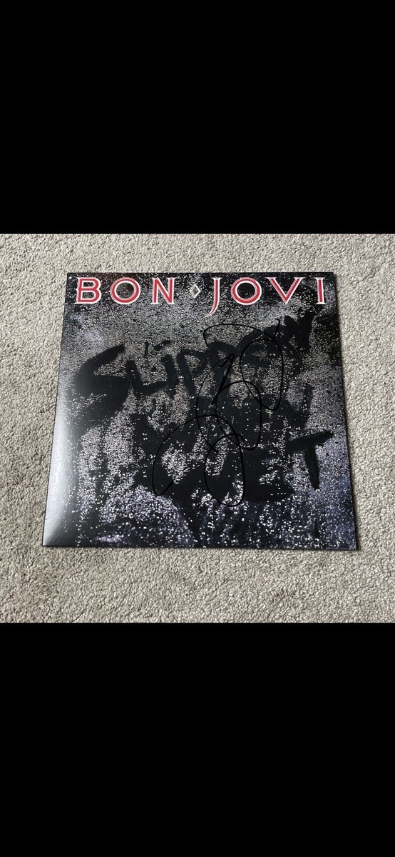 Jon Bon Jovi Autographed “Slippery When Wet” Vinyl Record