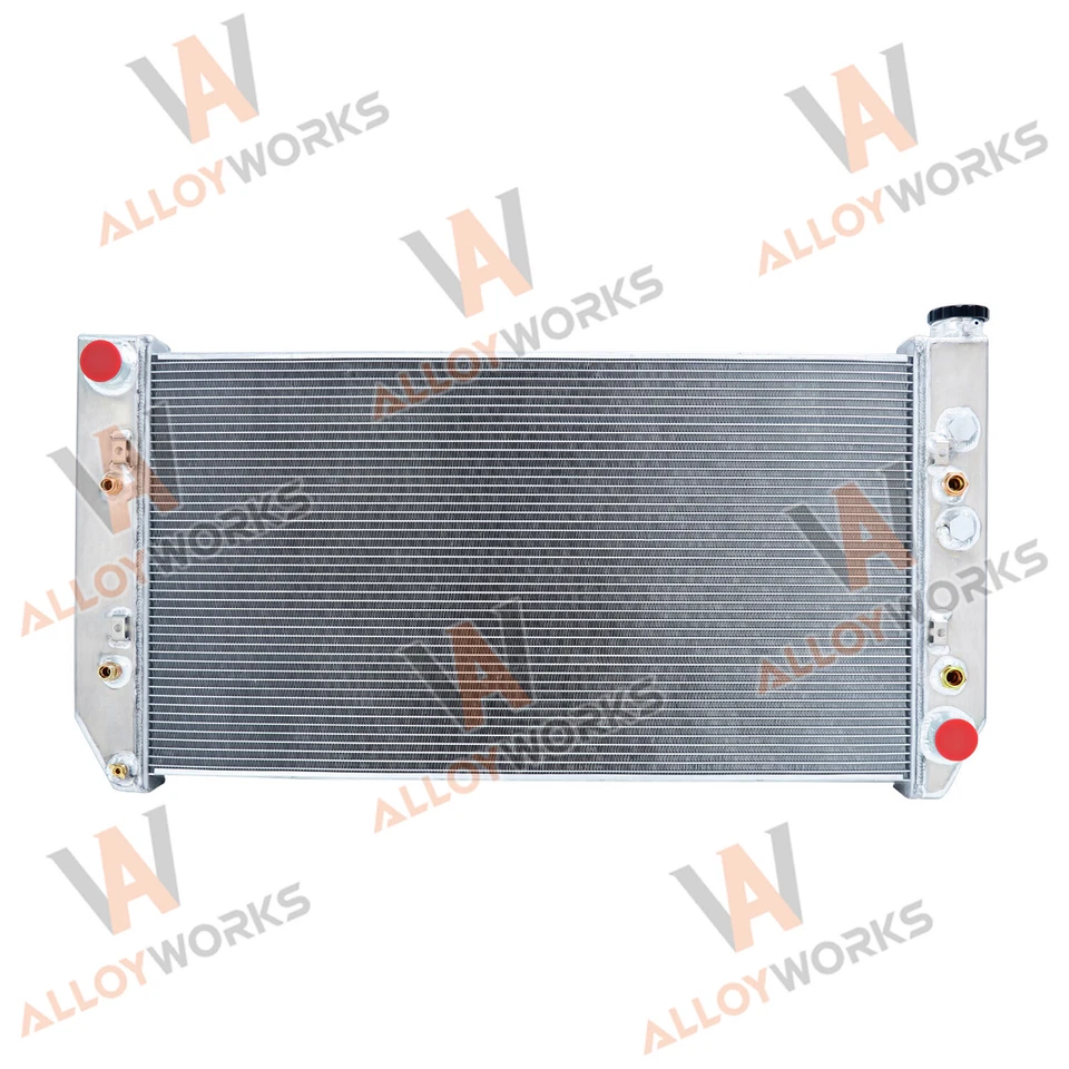 4 Row Radiator For 1982-91 Chevy Truck C/K C10 C20 C30 K2500 K3500 GMC 6.2L V8 Foto 3 de 4