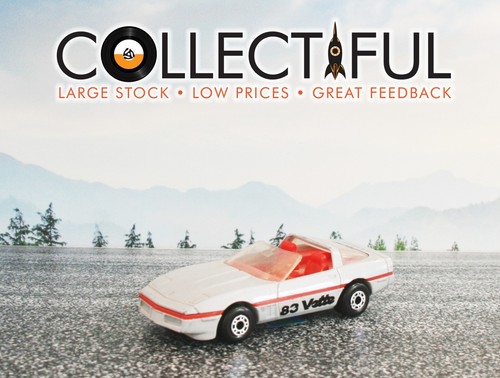STREICHHOLZSCHACHTEL - CHEVROLET CORVETTE - SILBER - 1983 - DRUCKGUSSMODELL ✿239