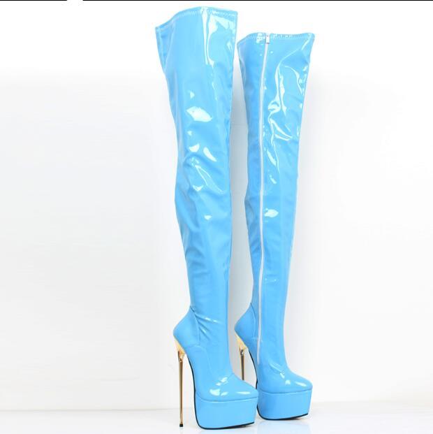 Donna Pole Pole Donna Dancing Thigh High Over Knee Stivali Pelle Platform High Heels Sbox a00521 Donna Pole Pole Donna Dancing Thigh High Over Knee Stivali Pelle Platform High Heels Sbox a00521