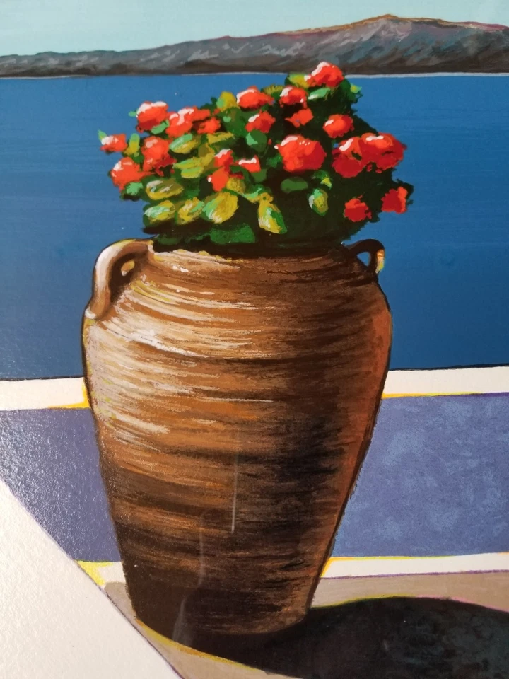 IGOR MEDVEDEV DREAMING Framed Serigraph Woven Paper Ink Signed Numbered 44 / 350 - Image 3 of 4