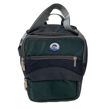 PAK CHEST COOLER Insulated Double Zip Compartment Adjustable Strap Green NWOT