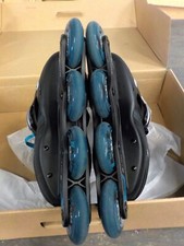 K2 Men's F.I.T. 80 BOA Skates - Black Blue - 8.5 - Used - Acceptable