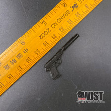 1/6 Scale Sodier Accessories Mini PPK Gun Model with Silencer for 12'' Figure