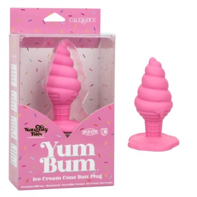 CalExotics Naughty Bits Yum Bum Ice Cream Cone Silicone Butt Plug - Pink | eBay CalExotics Naughty Bits Yum Bum Ice Cream Cone Silicone Butt Plug - Pink | eBay