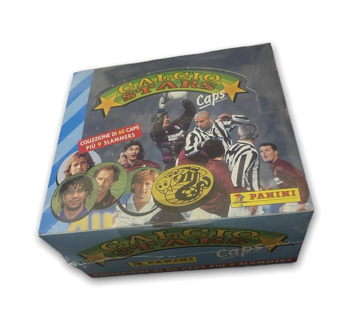 Sachet Panini Calcio Stars Pog Caps 1996 – Neuf, Scellé, Autocollants Football