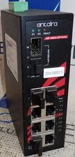 Antaira 10-Port Ethernet Switch LPN-1002G-SFP-24-T 12-36VDC 10A