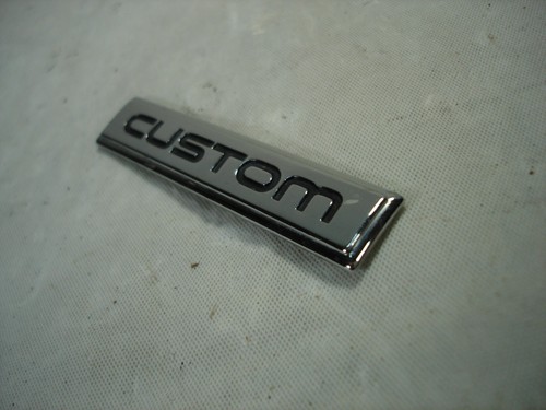 BUICK CUSTOM OEM CHROME SCRIPT BADGE EMBLEM - Picture 3 of 5