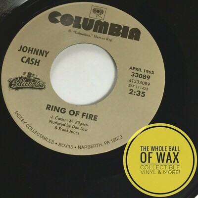 Johnny Cash - Ring Of Fire / It Ain't Me, Babe 7'' 45rpm