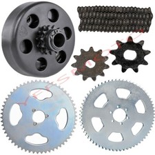 ENGINE 212CC CENTRIFUGAL CLUTCH 3/4" BORE 12 T 35 CHAIN SPROCKET KIT GO KART US