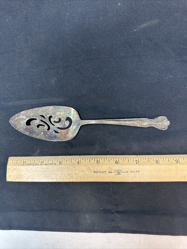 Vintage Wm Rogers MFG. Co Extra Plate Original 9-1/2" Cake / Pie Server - Picture 10 of 10