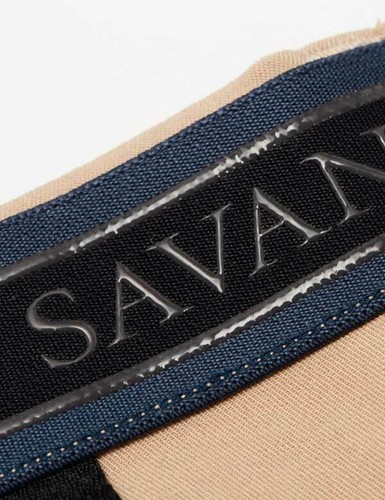 SAVANE 42X32 KHAKI Expandable Waist Pants Straight Fit Flat Front NEU - Bild 4 von 4