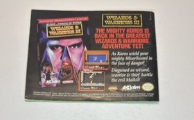 NES Terminator 2: Giorno del Giudizio - Solo Manuale Istruzioni - 1991 Originale