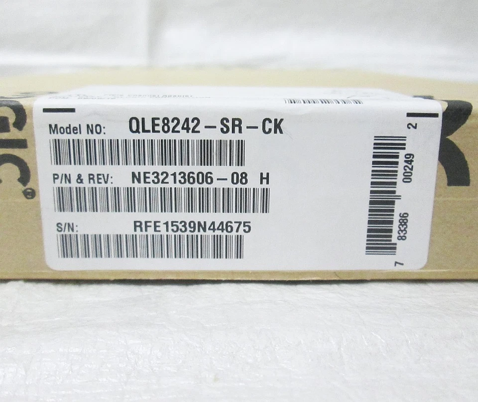 NEW QLogic QLE8242 10Gbps PCI-E FC Network Adapter QLE8242-SR-CK Same Day Ship - Image 2 of 4