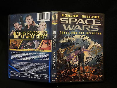 Space Wars Quest for the Deepstar DVD signed by Michael Pare + 8