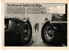 1968 Mickey Thompson Tires Wheels Corvette Mustang Original Print Ad 1968 Mickey Thompson Tires Wheels Corvette Mustang Original Print Ad