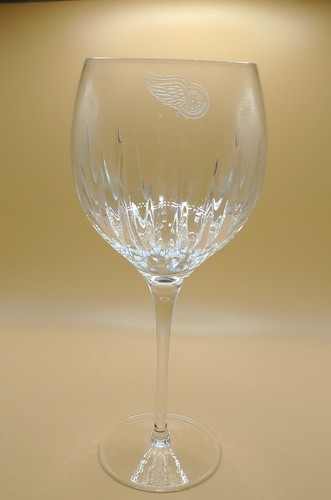 Kristallkelch Detroit Redwings Miller Rogaska Stielglas 9" Souvenir SELTEN - Bild 3 von 10