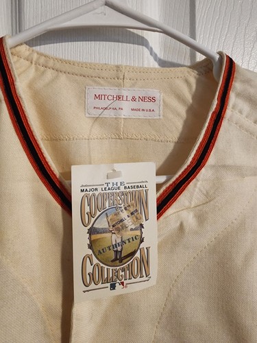 100 % authentisches Vintage Mitchell & Ness NY GIANTS Willie Mays Trikot Gr. Large - Bild 3 von 5