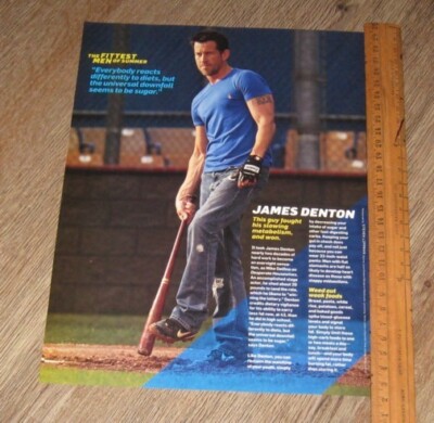 James Denton original ONE magazine clipping page PHOTO article