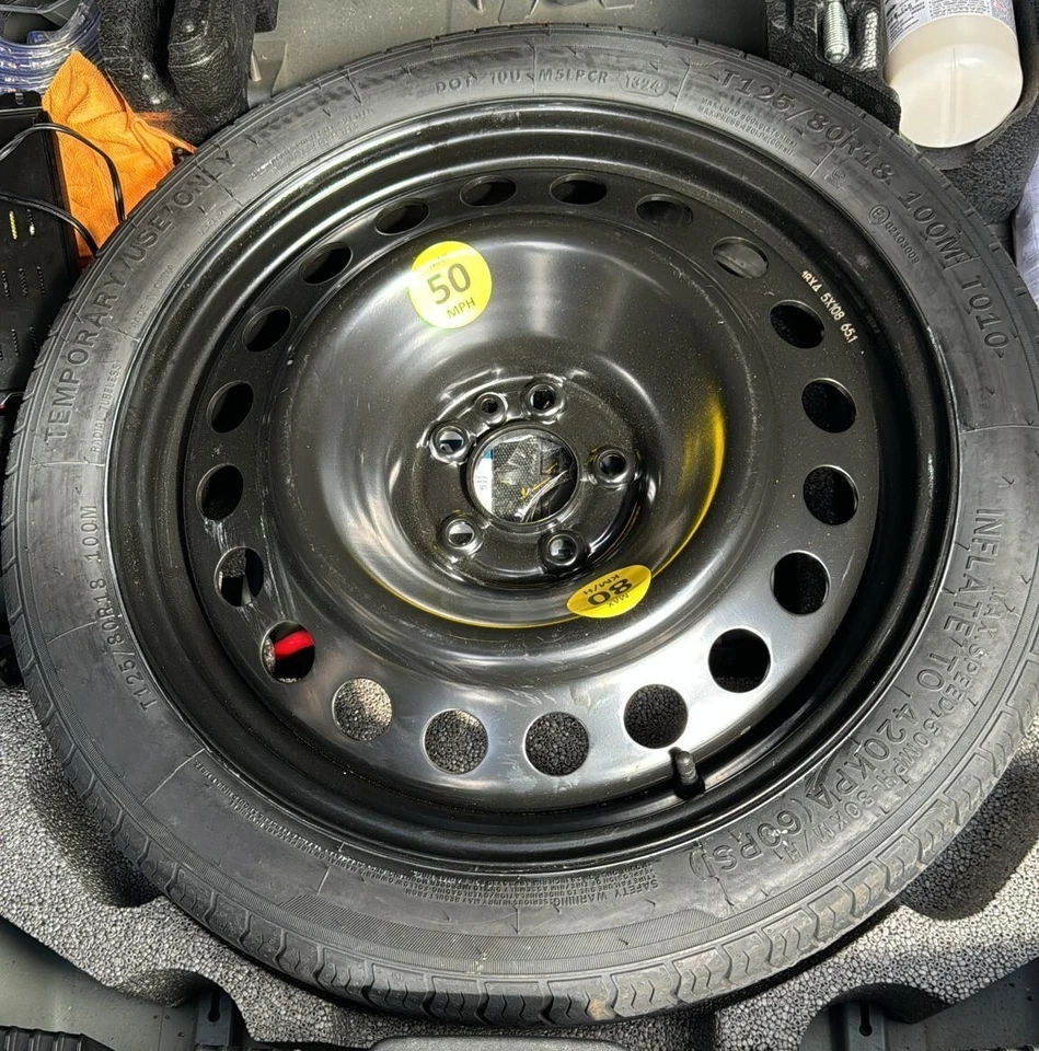 Ruotino di Scorta per VOLVO XC60 125/80R18 con Chiave Svitabulloni 19mm OMAGGIO! - Immagine 4 di 4