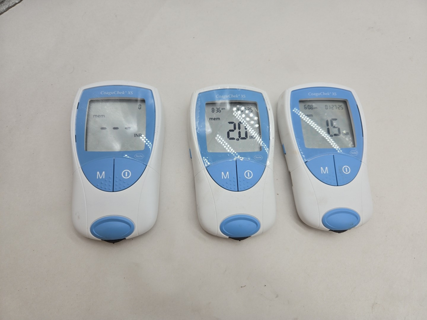 Lot of 3 CoaguChek XS Coagulation Meter - UNTESTED