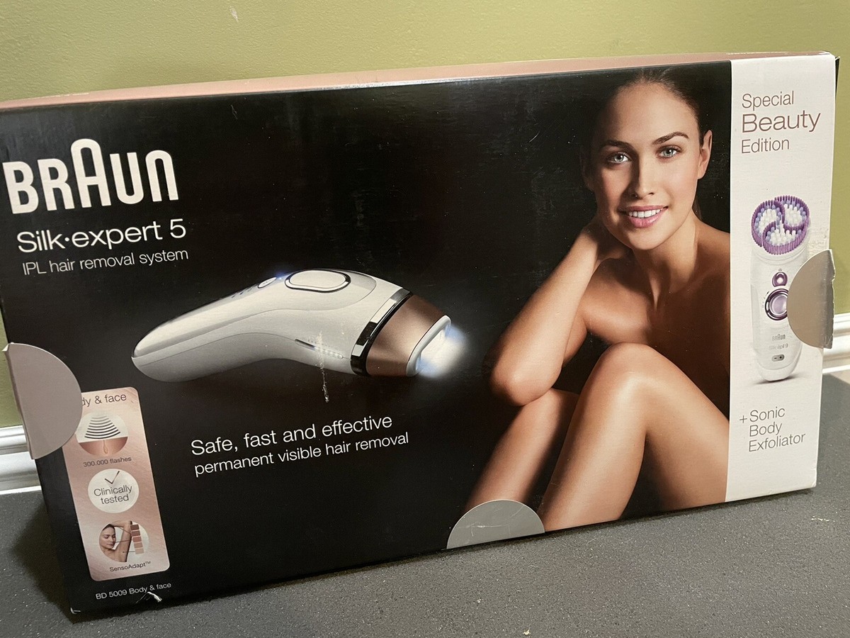 脱毛・除毛 BRAUN Silk-expert BD 500 Braun Silk-expert IPL BD5009, Permanent Hair Removal for