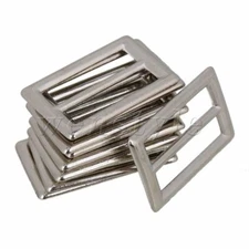 10PCS 25mm Tri-Glide Slides Buckle Handbag Webbing Strap Belt Sliders Adjuster