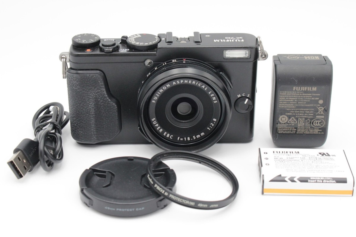 Compact Cameras Fuji X70 Used Fujifilm X70 Digital Camera, Silver
