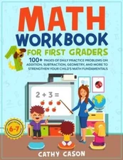 Math Workbook for First Graders: 100+ Pages Of Daily Practice Problems on: New
