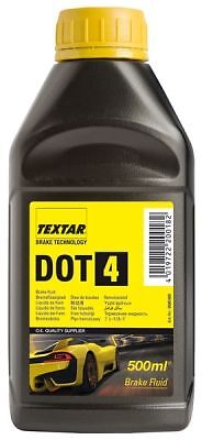 TEXTAR Bremsflüssigkeit 0,5 l FMVSS 116 DOT4 ISO 4925 (Class 4) SAE J 1704
