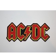 Large ACDC Embroidered Iron On Patch - 8 INCH Logo Rock Roll Music Band 95-W