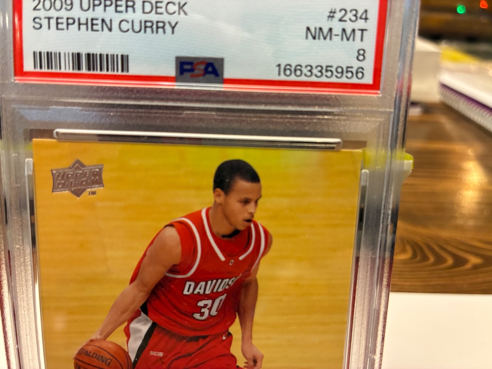 Psa 8 2009-10 Upper Deck - Star Rookies Stephen Curry #234 (RC) view 5