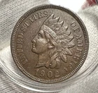 1902 Indian Head Cent Penny XF EF Extremely Fine