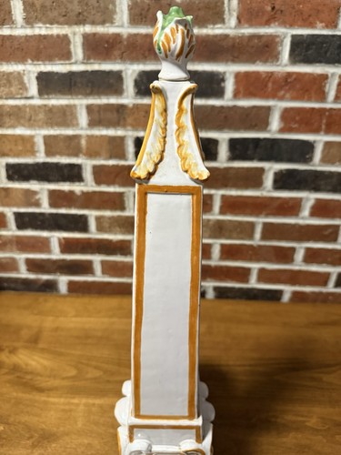 Vintage Italian Ceramic Lion Obelisk Figurine Meiselman Imports 25” Tall READ - Picture 9 of 24